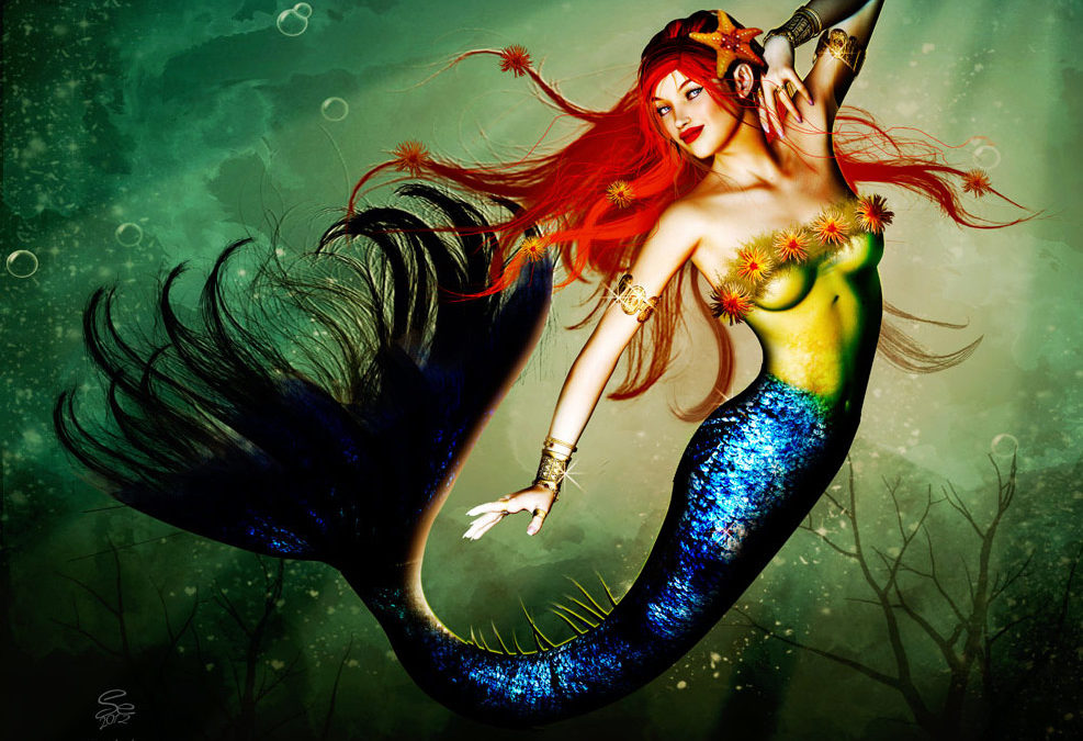 Mermaid Pinup for Emma