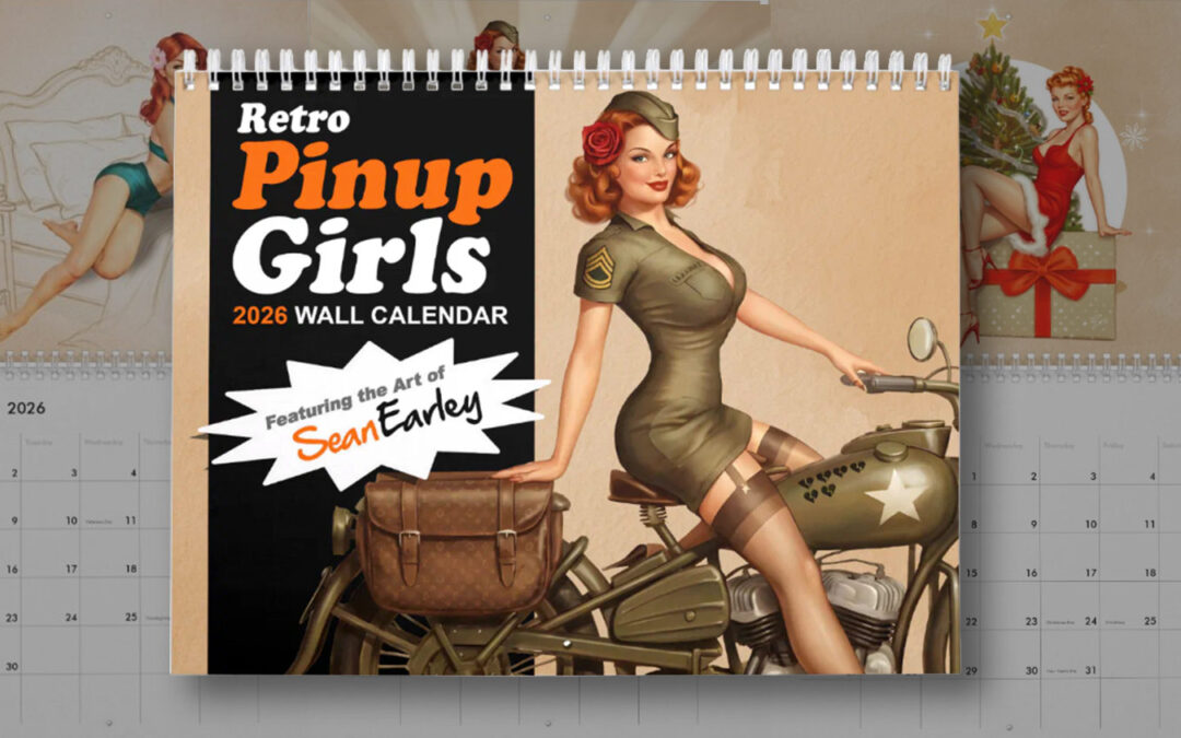 The 2026 Retro Pin-up Girl Wall Calendar